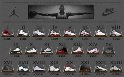 jordan shoes 1 through 23