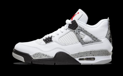 Air Jordan 4 White Cement