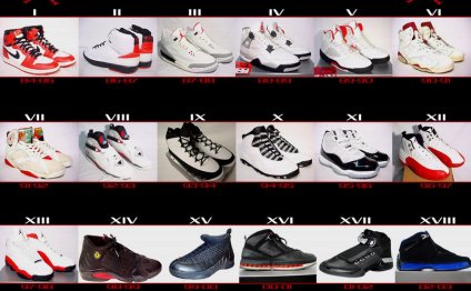 jordan list of shoes