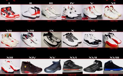 Air jordan numbers