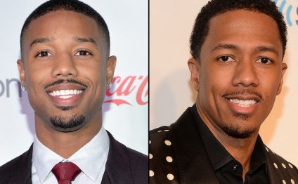 Actor Michael B. Jordan, left