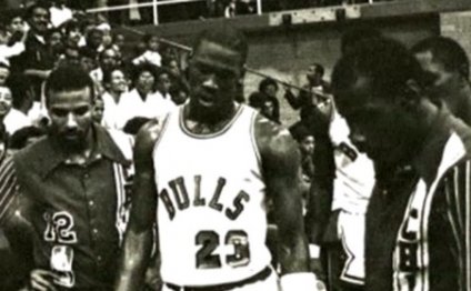 What were Michael Jordan's high school stats?