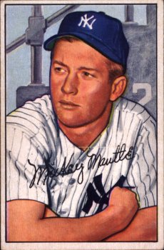 1952 Bowman Mickey Mantle