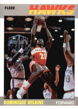 1987-88-Fleer-Dominique Wilkins