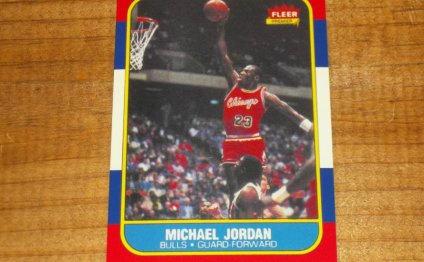 1986 Fleer Michael Jordan rookie cards value