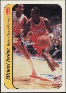 1986 Fleer jordan Sticker