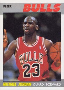 87-88 Michael Jordan Fleer 2nd Year