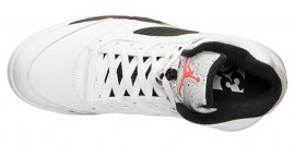 Air Jordan 5 White Infrared Poison Green