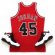 Michael Jordan basketball jersey numbers