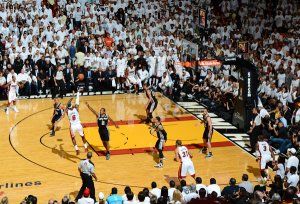 LeBron James provides the knockout blow-in the 2013 NBA Finals.