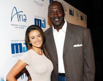jordan and Yvette Prieto arrive at the 12th Annual Michael Jordan Celebrity Invitational Gala on April 5.