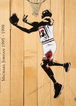 jordan Game-Used United Center legal Piece