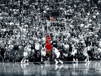 Michael Jordan Poster shot