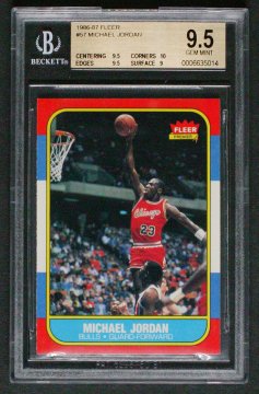 Michael Jordan novice card BGS 9.5