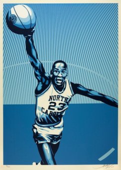 Michael Jordan Silkscreen Print dunk