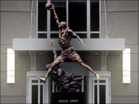Michael Jordan statue