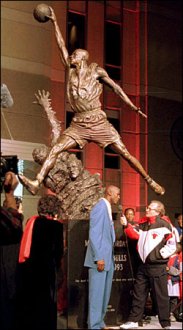 Michael Jordan statue