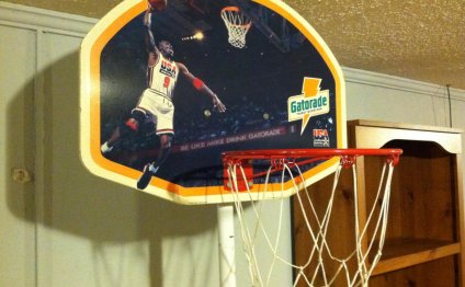 Michael Jordan basketball hoop