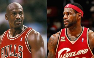 Michael Jordan and LeBron James stats