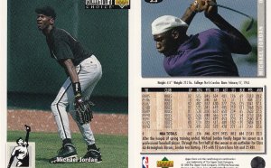 Michael Jordan minor league baseball card