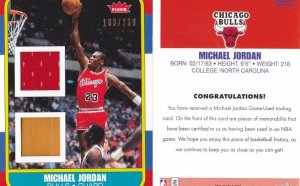 What are Michael Jordan basketball cards worth?