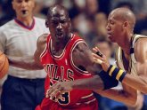 Michael Jordan and Reggie Miller