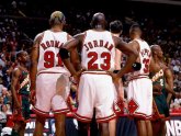 Michael Jordan Dennis Rodman Scottie Pippen