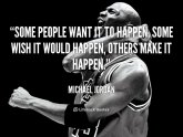 Michael Jordan make it happen
