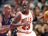 Michael Jordan Reggie Miller fight