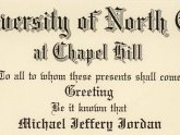 Michael Jordan University of North Carolina
