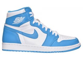 UNC Air Jordan 1 powder-blue