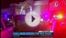 Crowds swarm to buy Jordan shoes