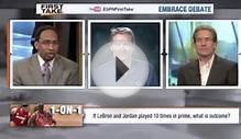 First Take - Steve Kerr talks Kobe, Lebron, and Jordan