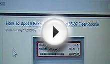 How to Spot a Fake Jordan Rookie Card Video
