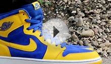 Jordan 1 High OG Laney - On Foot