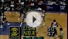 Michael Jordan 27 pts - USA Olympic Team vs. NBA All Stars