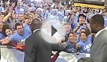 Michael Jordan at Final 4 North Carolina Michigan State.AVI