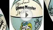 Michael Jordan Autographed Ball - 1982 83 UNC TARHEELS
