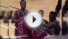 Michael Jordan Brawls Reggie Miller - NBA Fights