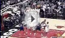 Michael Jordan fake and jumper over Allan Houston vs New