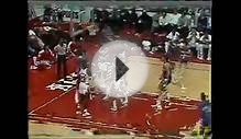 Michael Jordan First Ever Lay Up in NBA - Amazing Hangtime