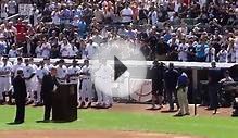 Michael Jordan Introduced at Derek Jeter Day Retirement