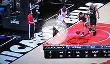 Michael Jordan kills the floor guy after signature dunk