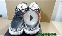 Michael Jordan + Nike Air Jordan 4 Retrol Black Grey