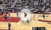 Michael Jordan vs. Atlanta Hawks (2nd Game as Wizard)
