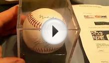 Muhammad Ali and Michael Jordan signed Baseball certified by