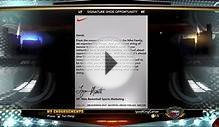 NBA 2K13 MyCAREER - Signature Shoe Opportunity Endorsement