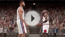 NBA 2K16 my Jordan Shoe commercial!! Stare down with