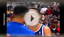 NBA Fights Michael JORDAN vs John STARKS