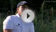 Phil Mickelson "Oh no not again!" shot into hospitality